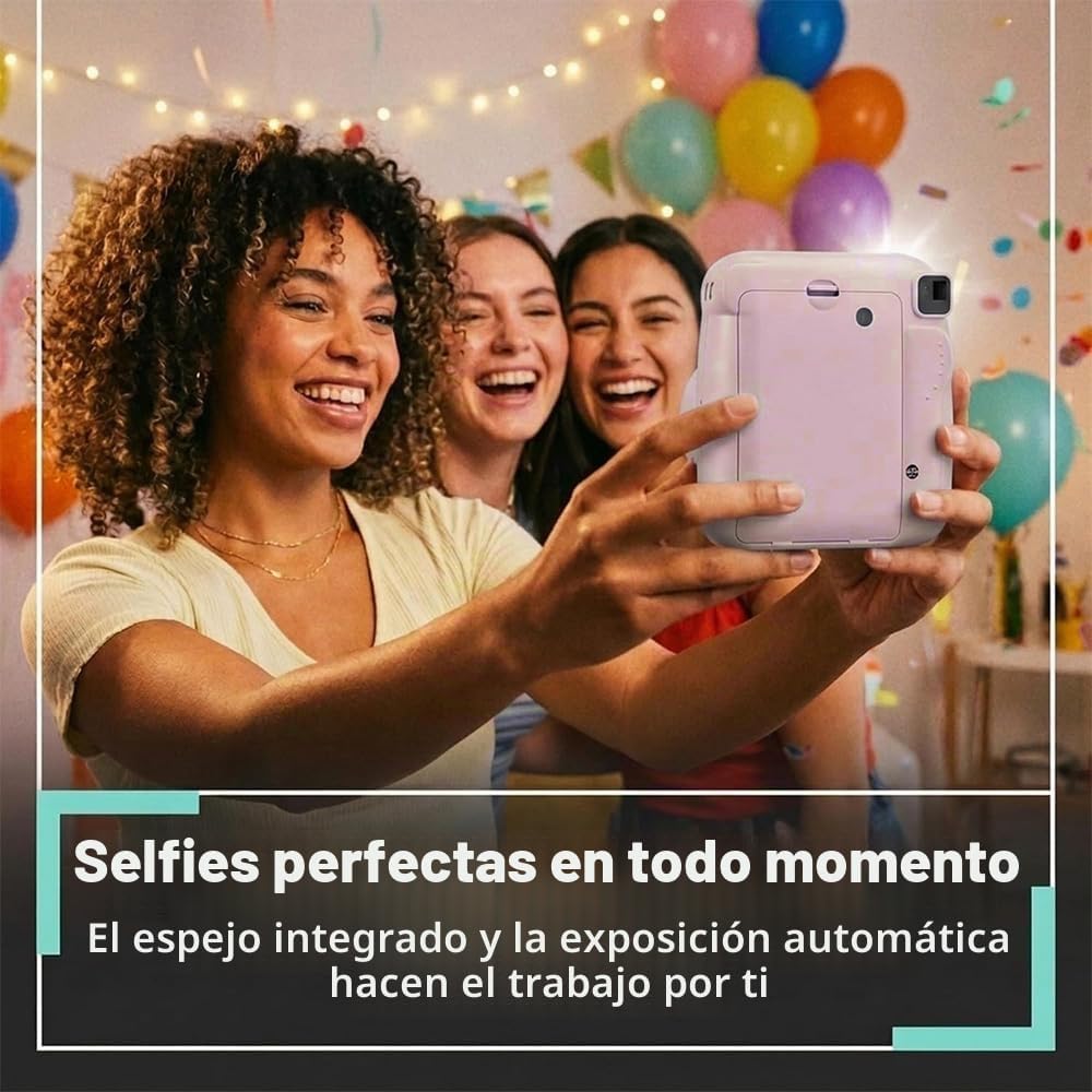 Cámara instantánea Fujifilm Instax Mini 13 Candy Pink con película...