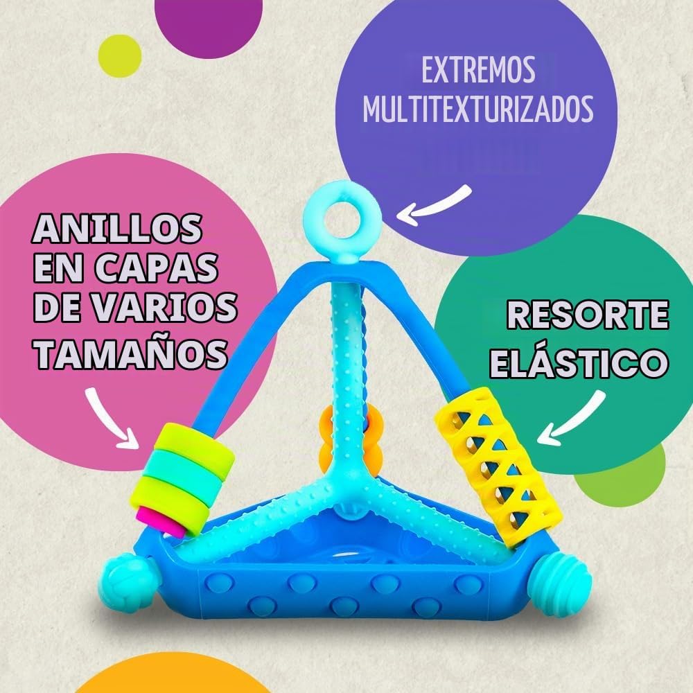 Mobi Wigloo - Juguete de actividades sensoriales para niños pequeño...