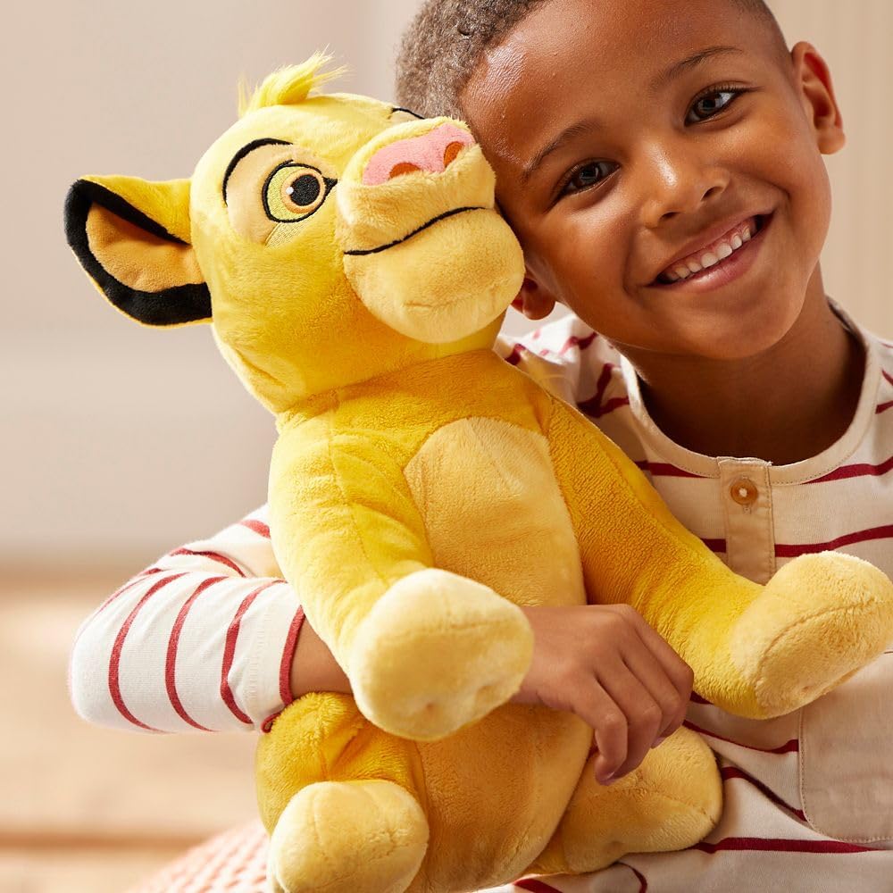 Disney Store Juguete oficial Simba mediano suave para niños, person...