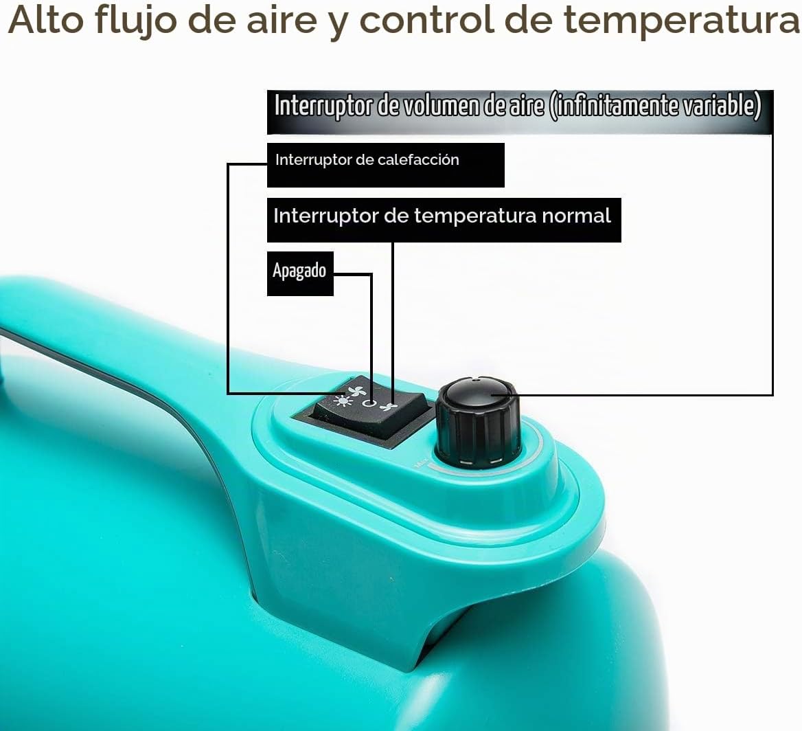 Secador de pelo de alta velocidad de la fuerza del aseo del perro d...