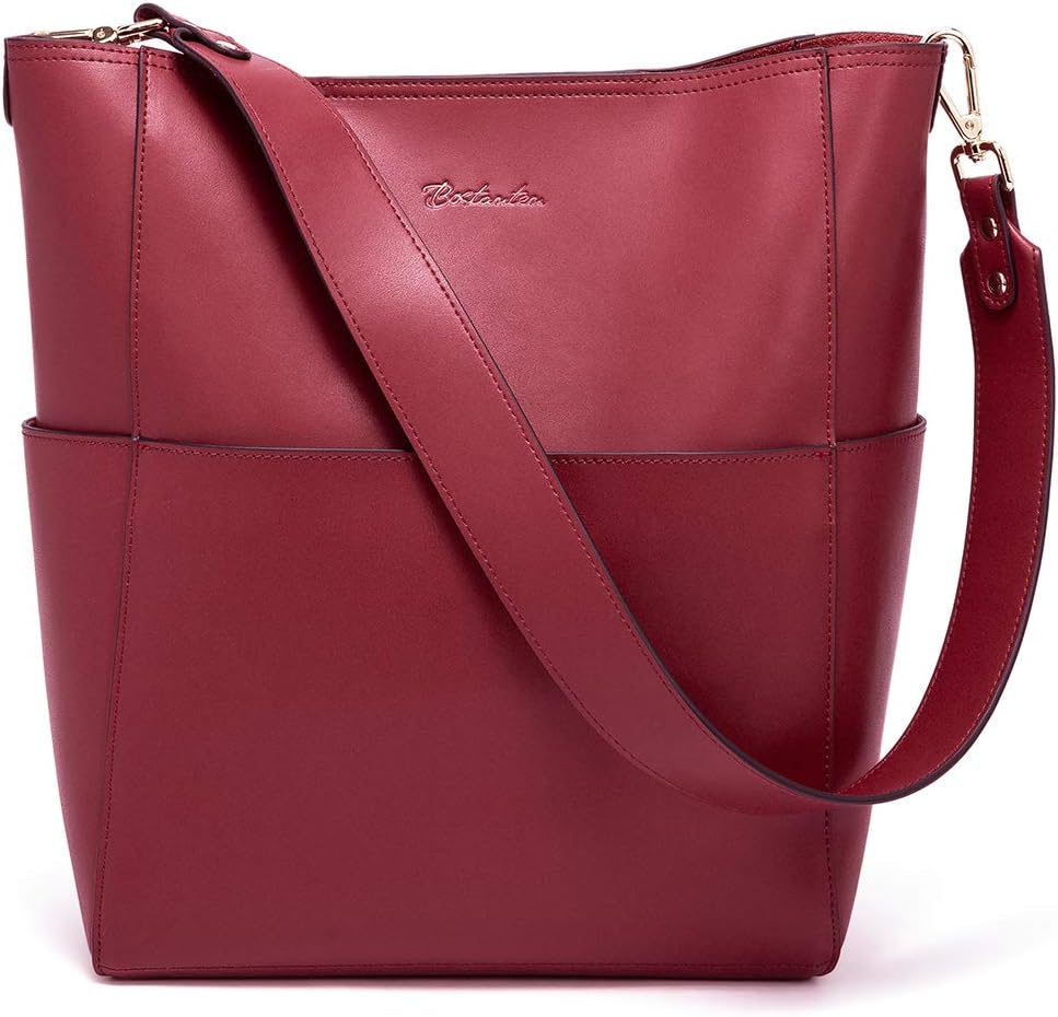 BOSTANTEN - Bolsos de cuero de diseñador para mujer, tipo tote, de...