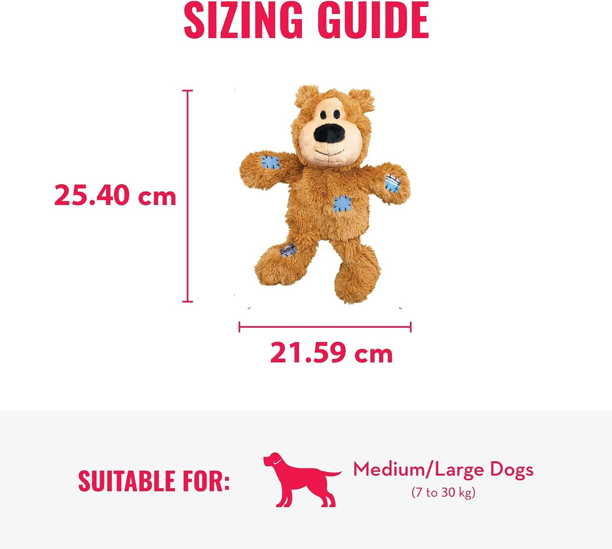 Kong Wild Knots Osos - Juguetes duraderos para perros con cuerdas a...