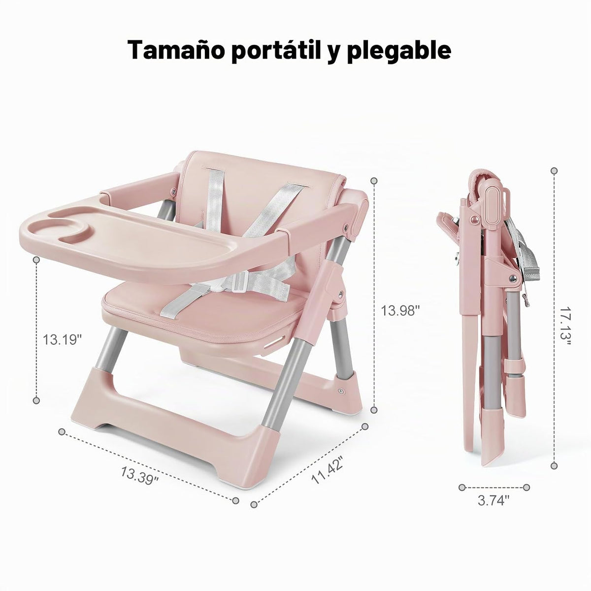 Asiento elevador para silla alta para bebé: asiento elevador portát...