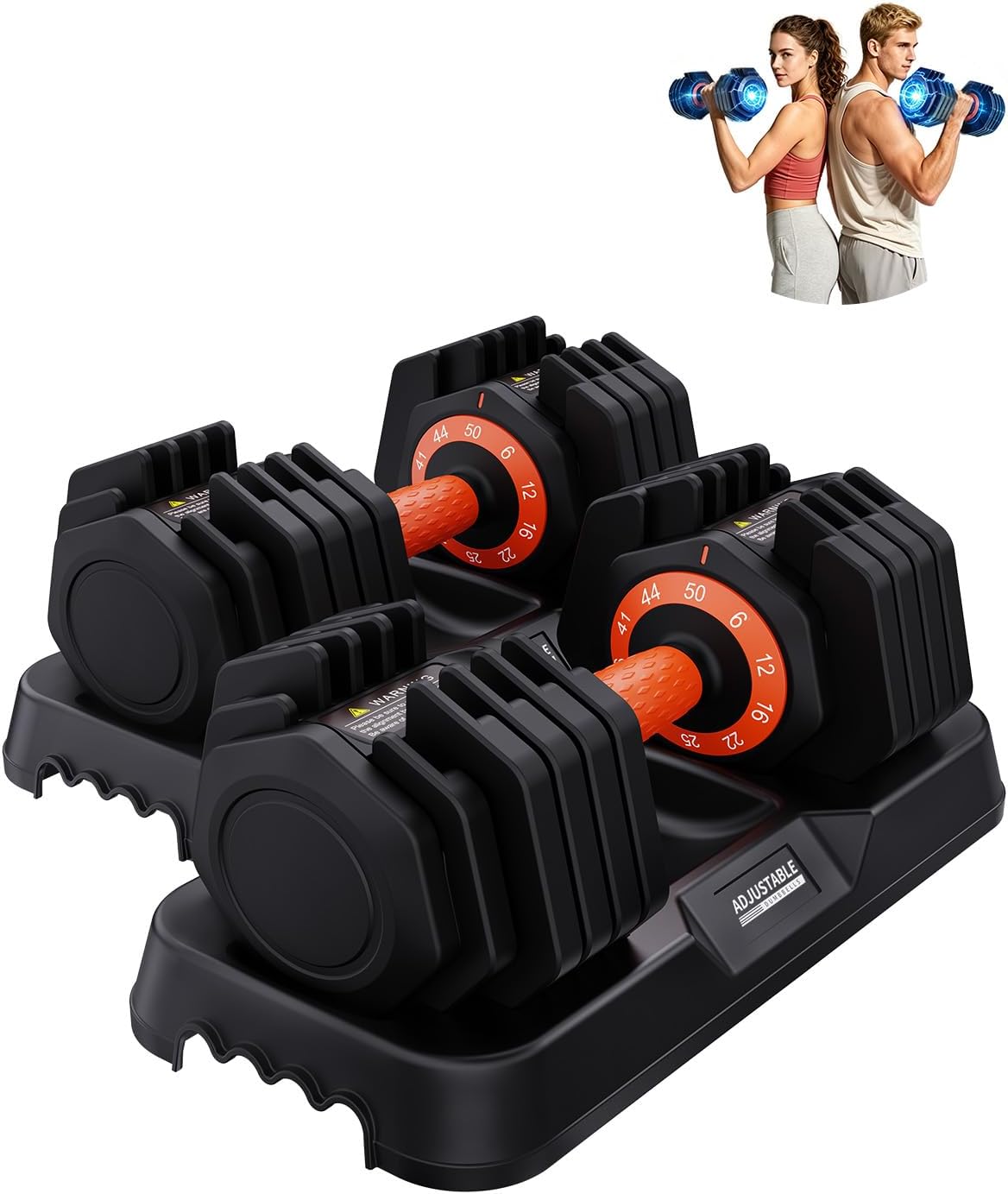 Fit Sir Juego de mancuernas ajustables, 10 en 1, mancuernas ajustab...