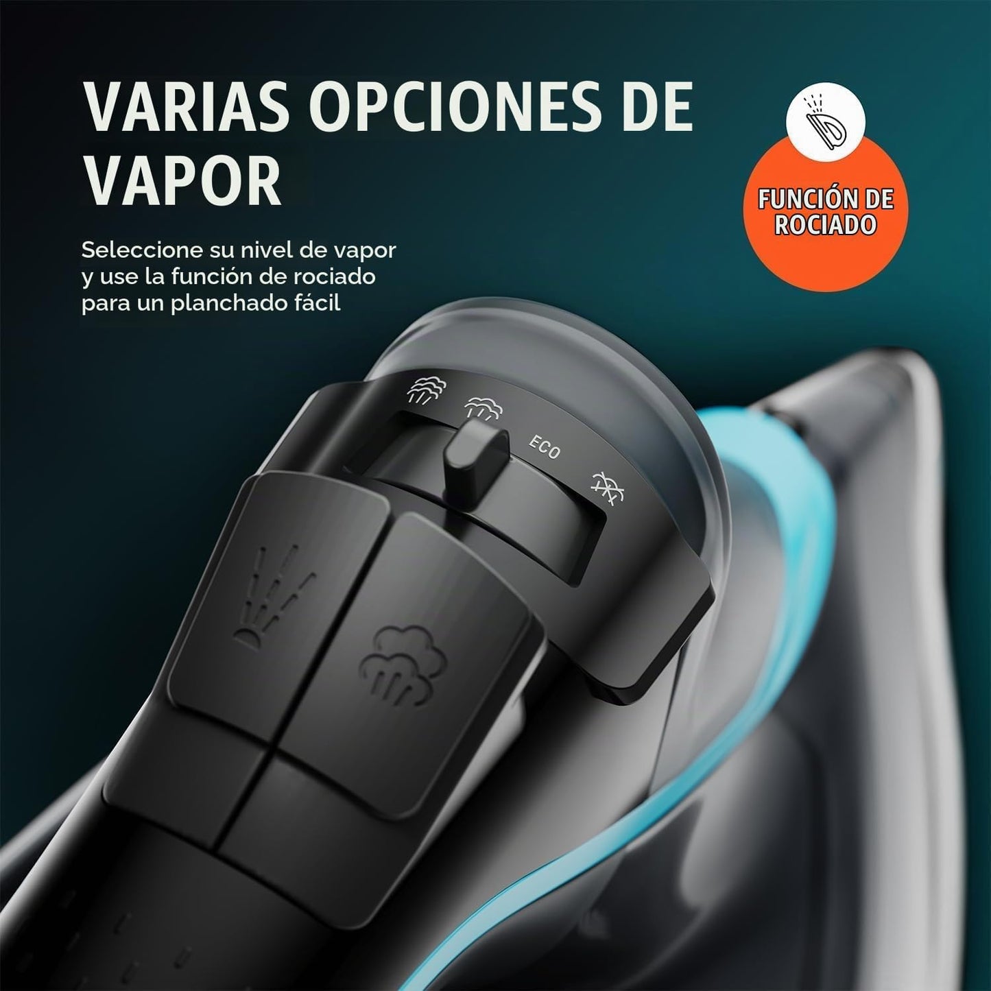Pursteam Plancha de Vapor para Ropa 1700W con Suela Autolimpiante A...