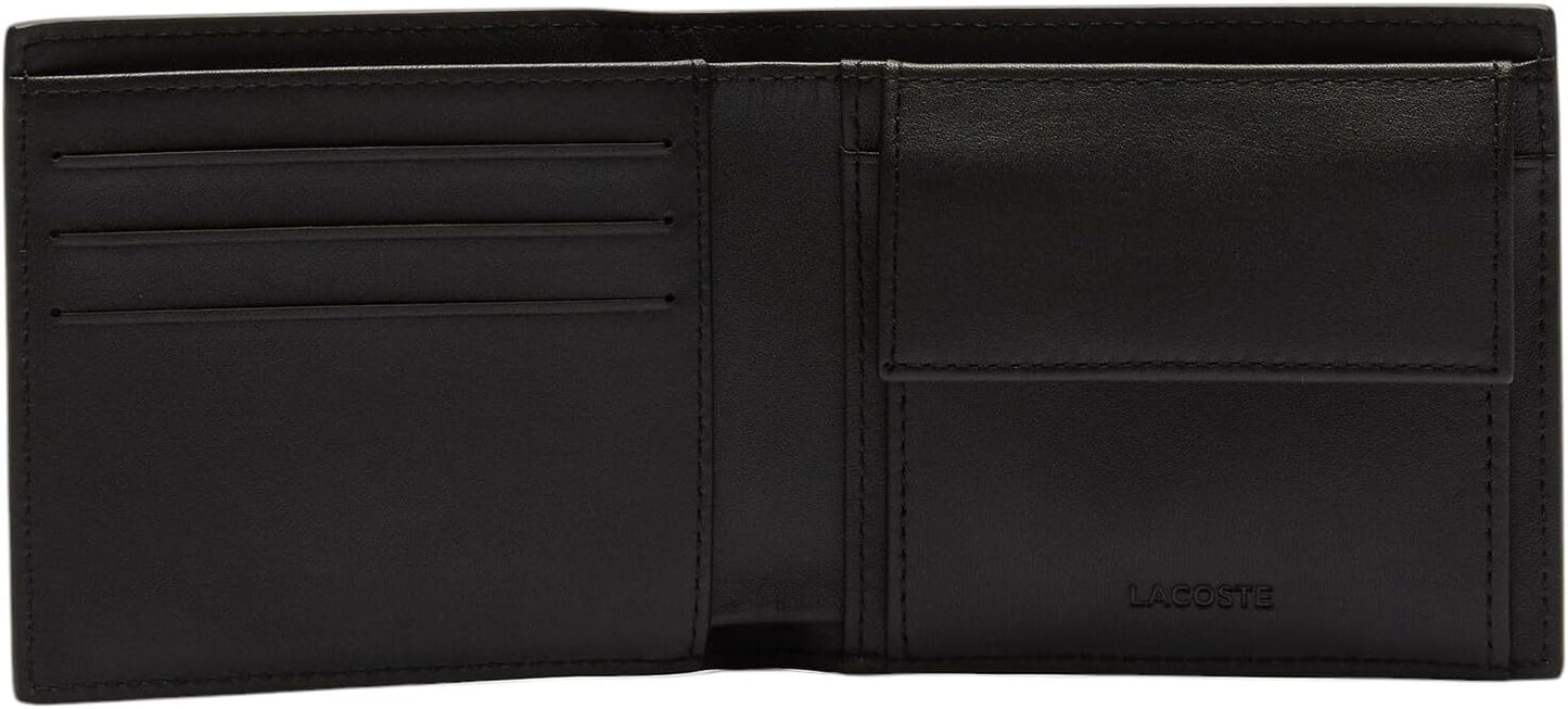 Lacoste Billetera mediana de cuero Fg