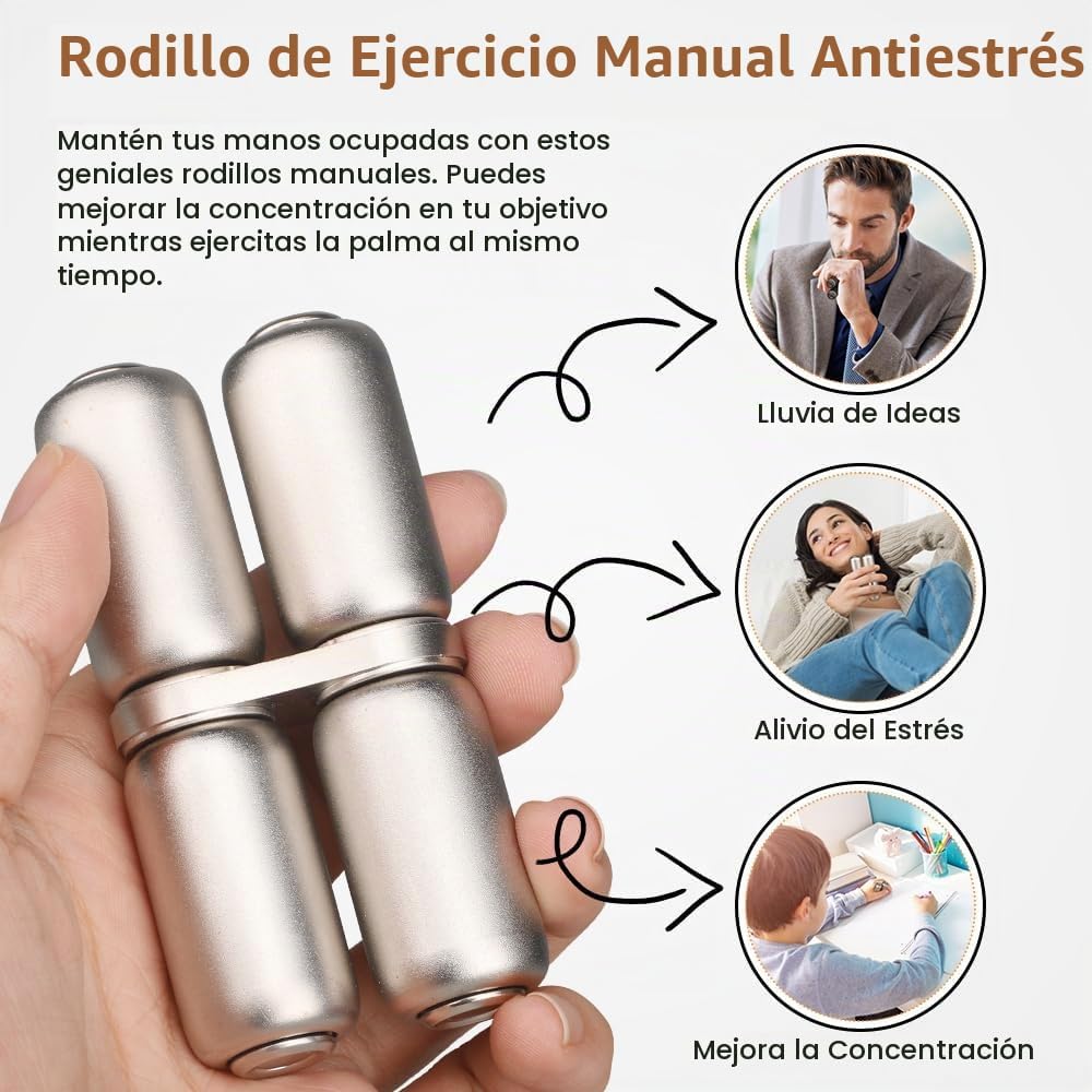 Rodillo Fidget para niños y adultos, juguete de mano para recuperac...