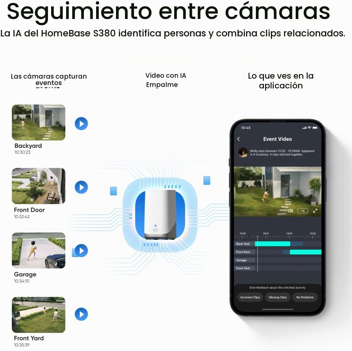 eufy Security SoloCam E42, kit de 2 cámaras, cámara de seguridad so...