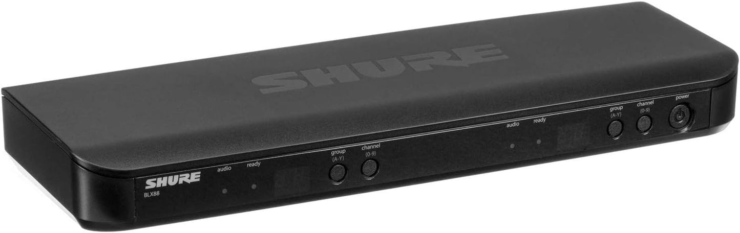 Sistema de micrófono inalámbrico Shure BLX288\/SM58 - Vida de bater...