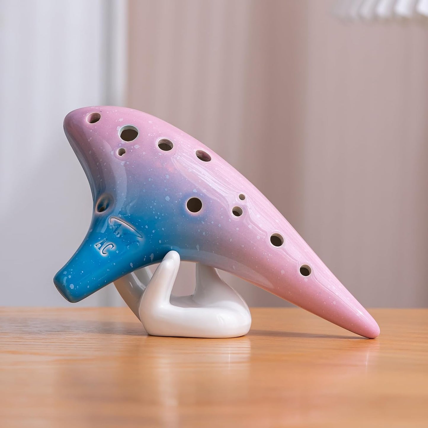 Ocarina \u201COcean Notes\u201D de 12 agujeros, forma de batata, ce...
