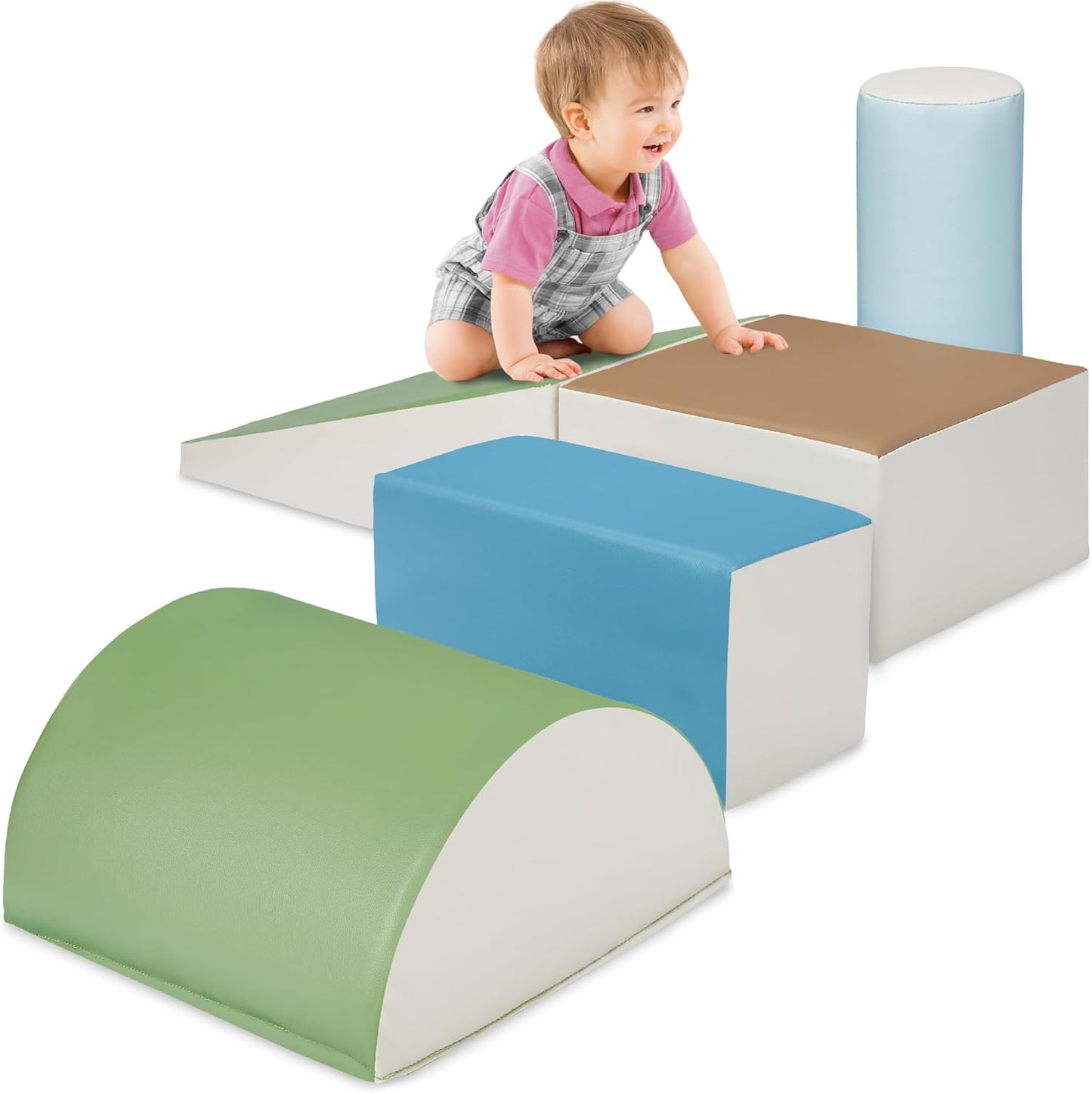 Best Choice Products 5 piezas de bloques de espuma suave para niños...