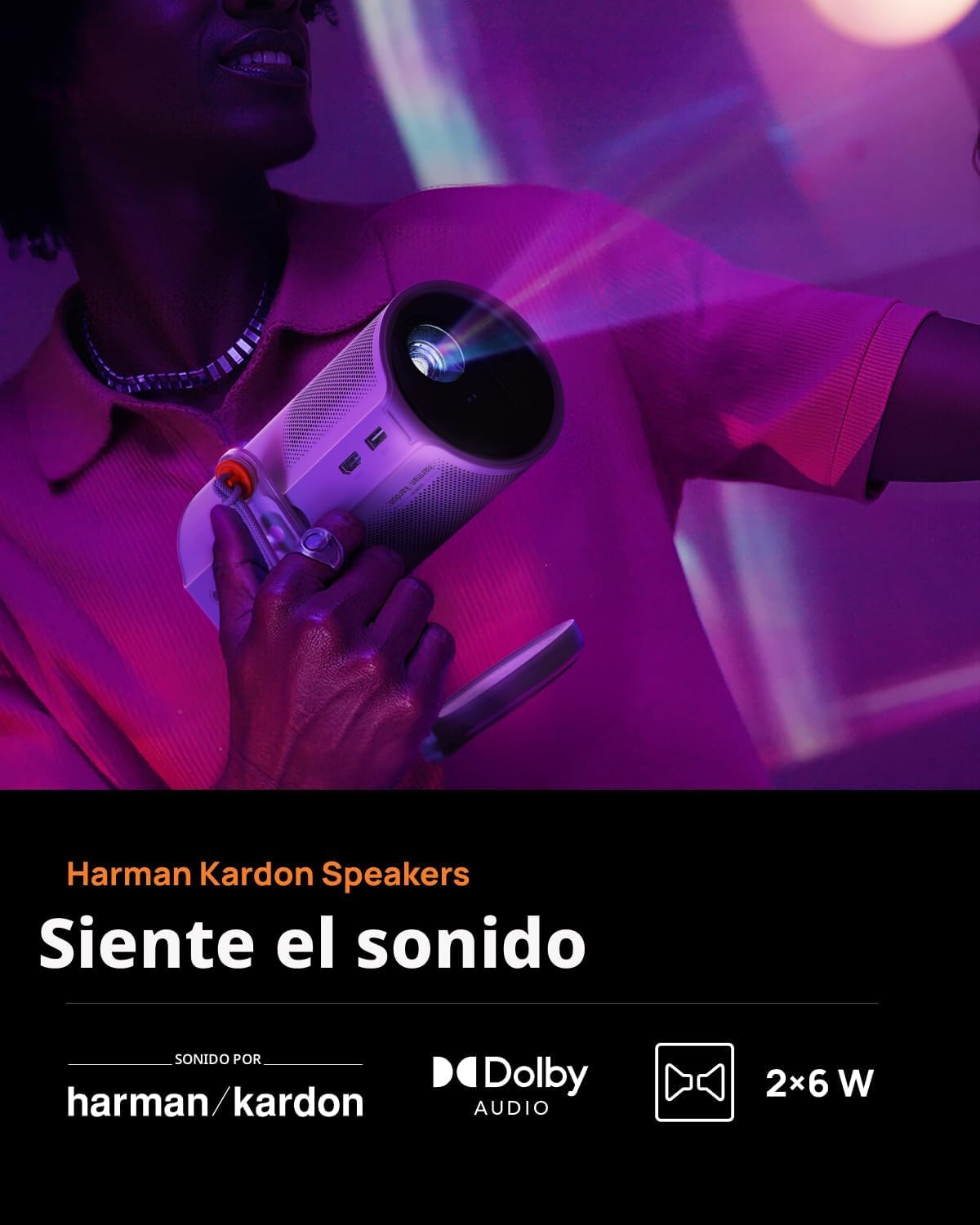 XGIMI MoGo 4 - Colección de proyectores láser, 550 lúmenes ISO, Goo...