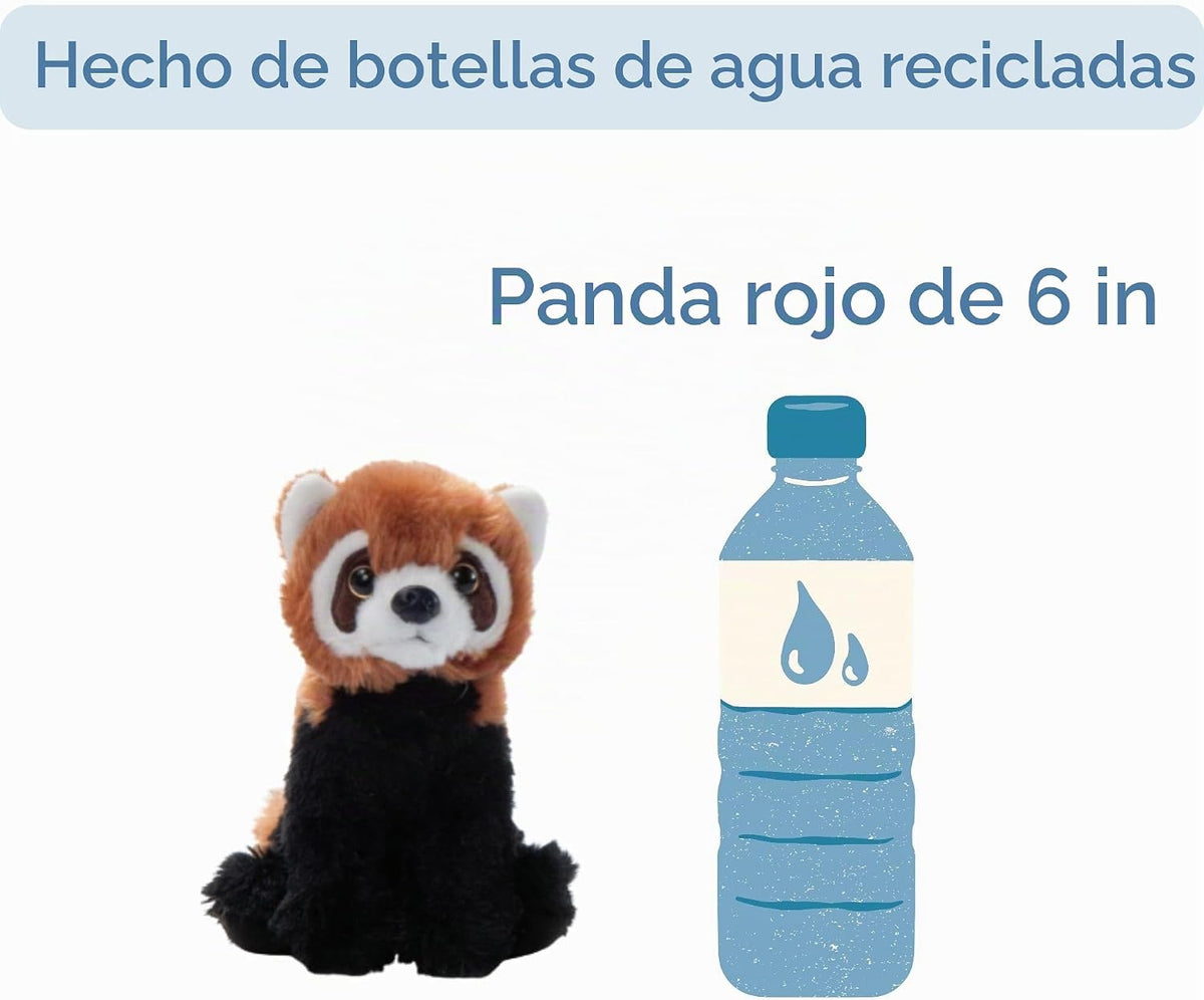 The Petting Zoo Peluche de panda rojo, Babiez, regalos para niños,...