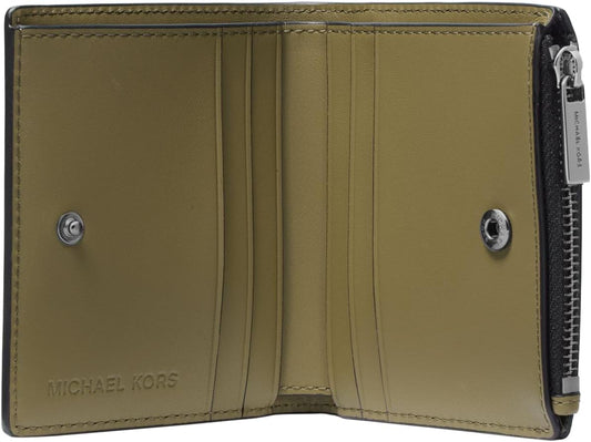 Michael Kors Cartera Edison con cremallera cuadrada para hombre, co...