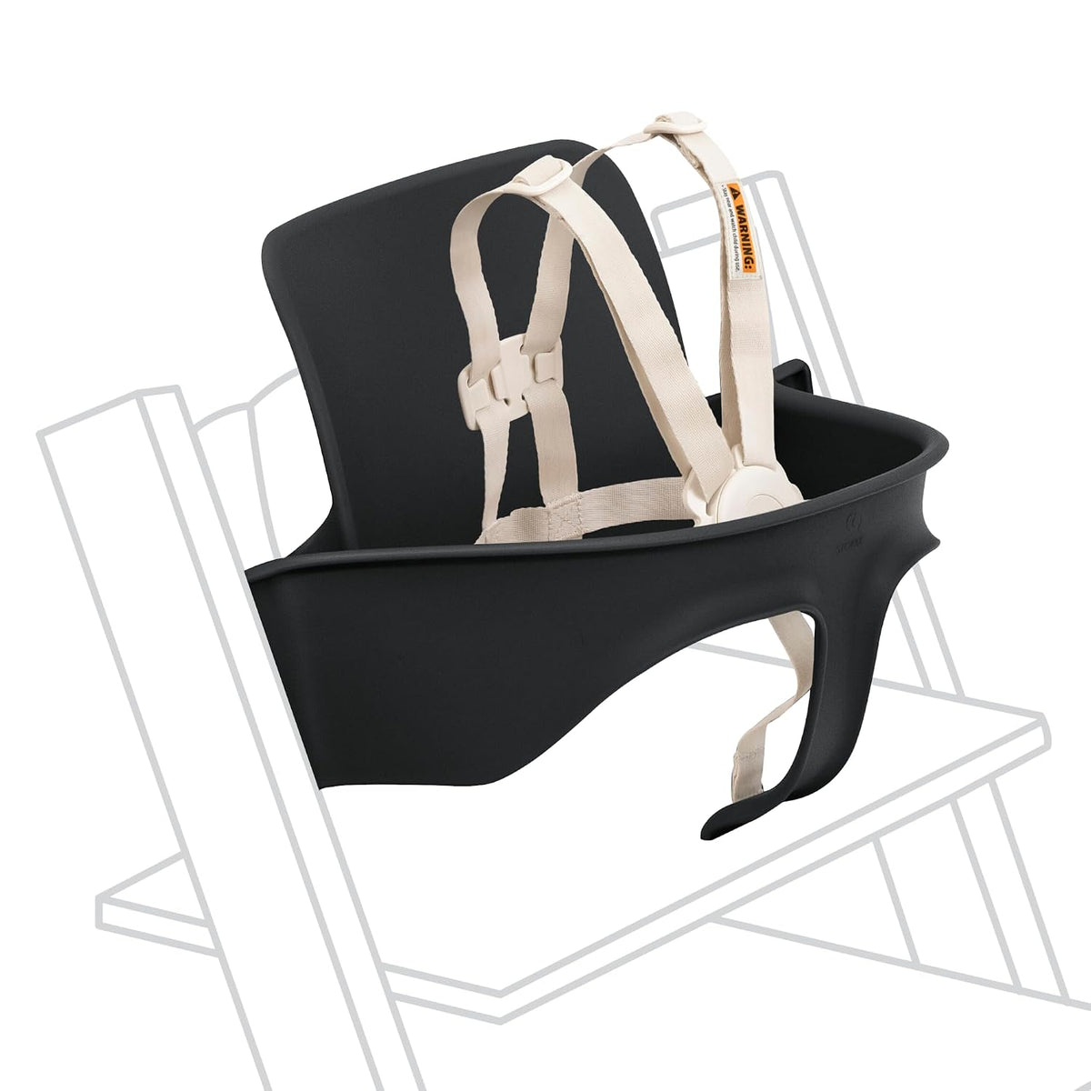Stokke Tripp Trapp Juego para Bebé, Edades 6-36 Meses, Negro | De s...