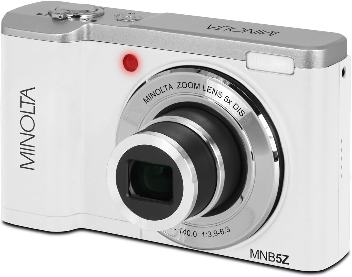 Minolta MNB5Z 56MP 5K Ultra HD 2.8" Pantalla LCD Cámara Digital, Bl...