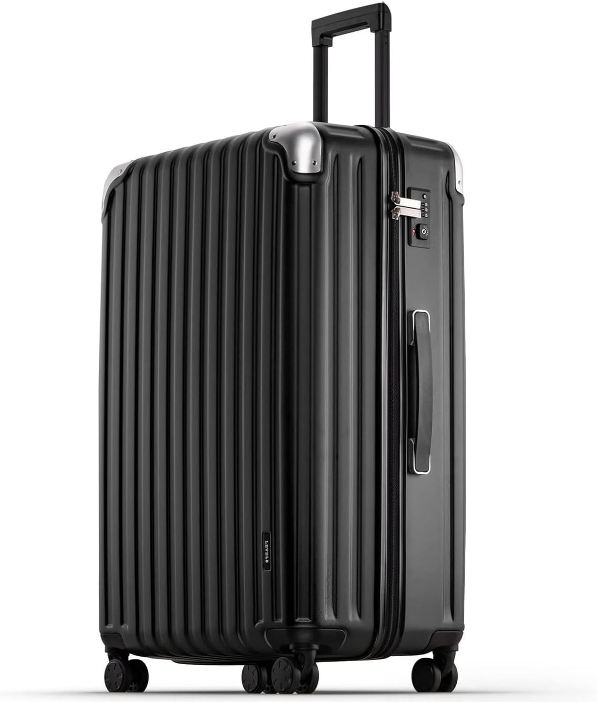 LEVEL8 Equipaje Grace, Negro | Abs+Pc Hard Case, 360° ruedas girato...