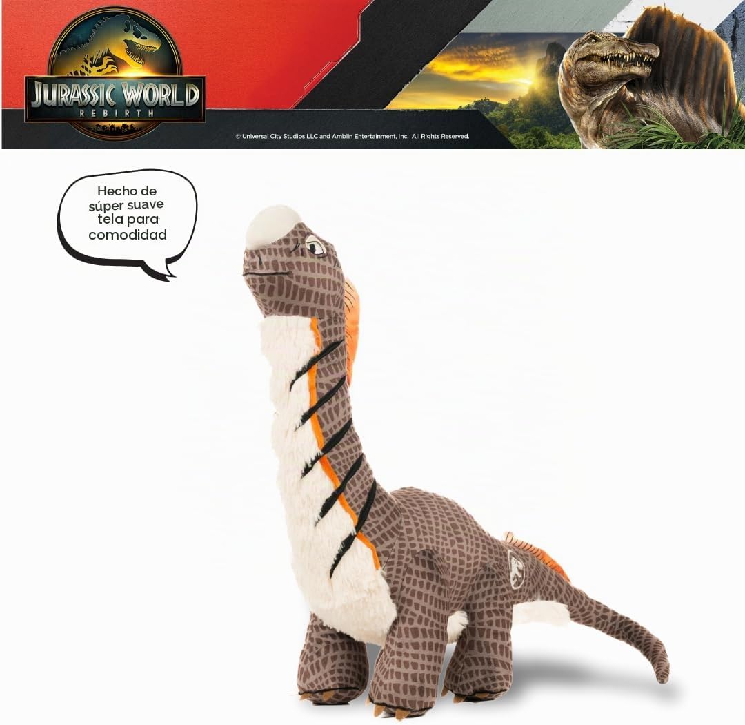 Jurassic World Rebirth Titanosaurus Dinosaur - Almohada para niños,...