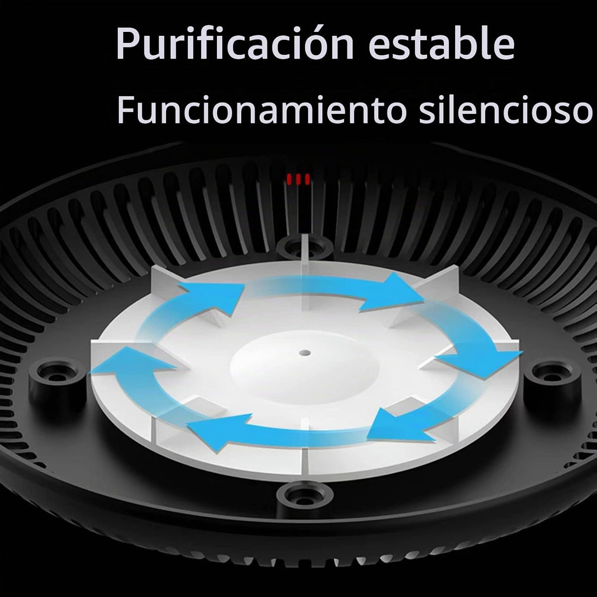 Cenicero interior - Purificador de aire multifuncional sin cenizas...