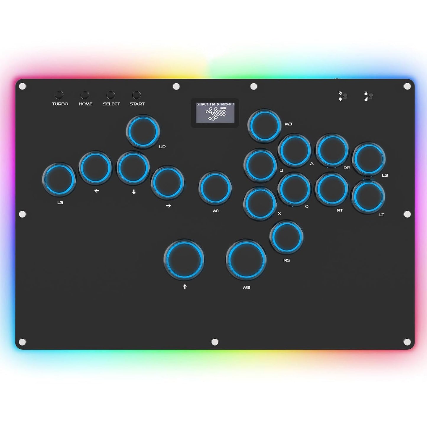 GuileKeys GK-18 Arcade Stick sin palanca, controlador de lucha con...