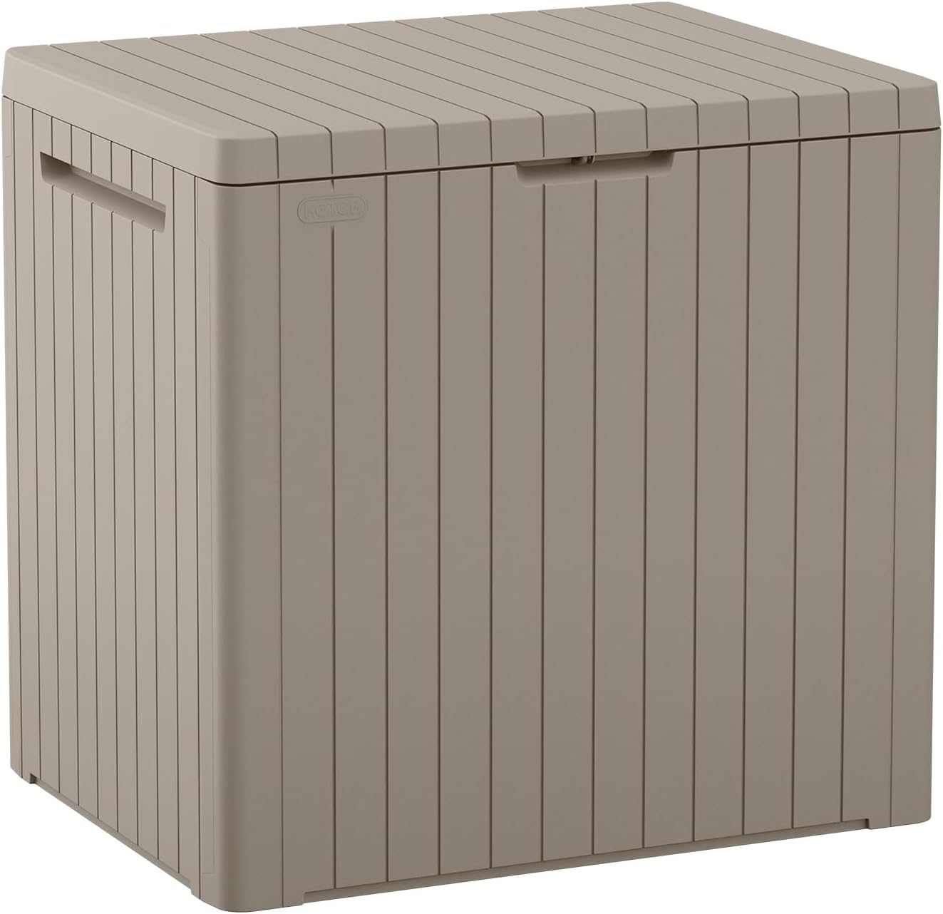Keter City - Caja de almacenamiento exterior de resina de 30 galone...