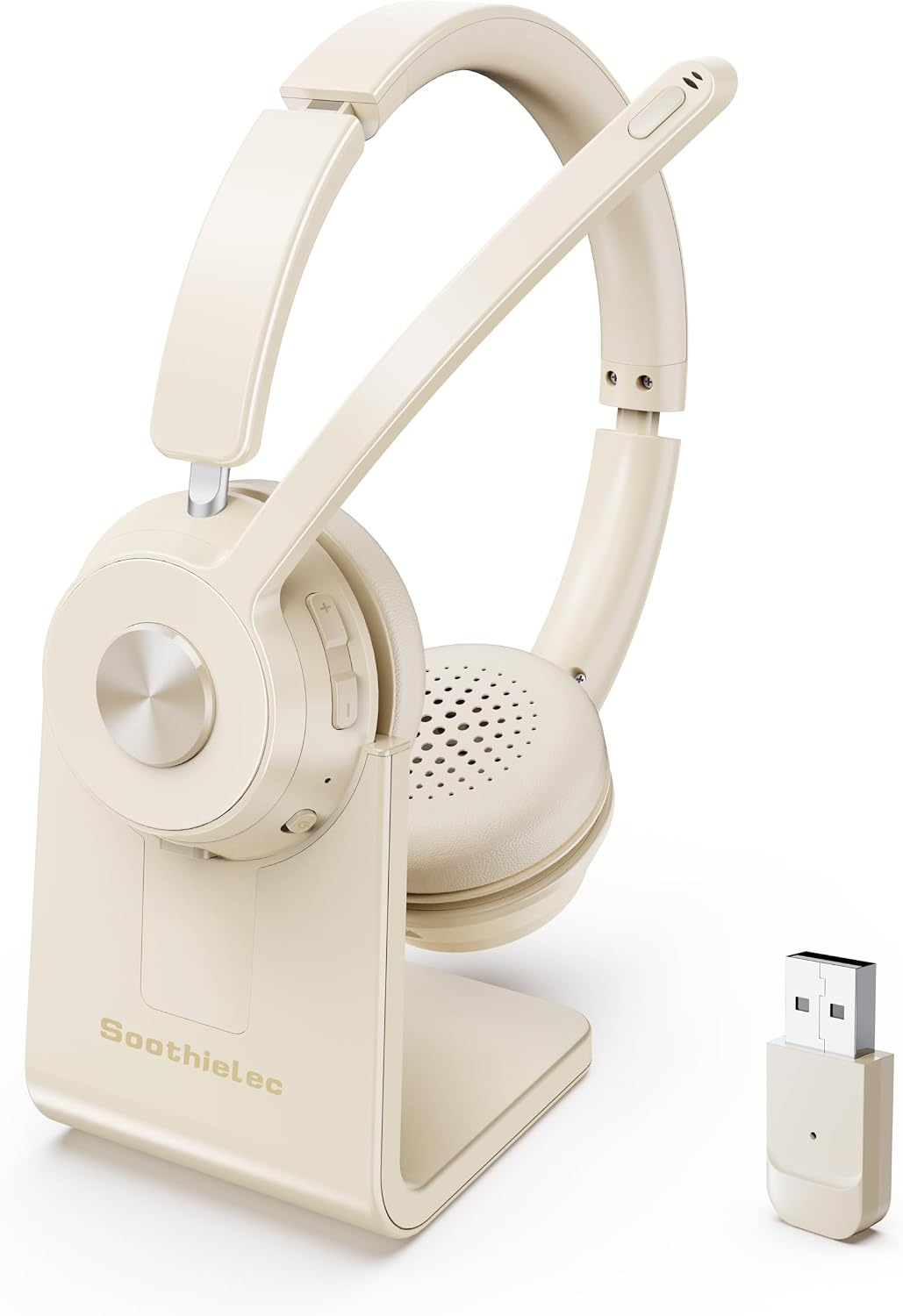 Auriculares inalámbricos con micrófono para el trabajo, Auriculares...