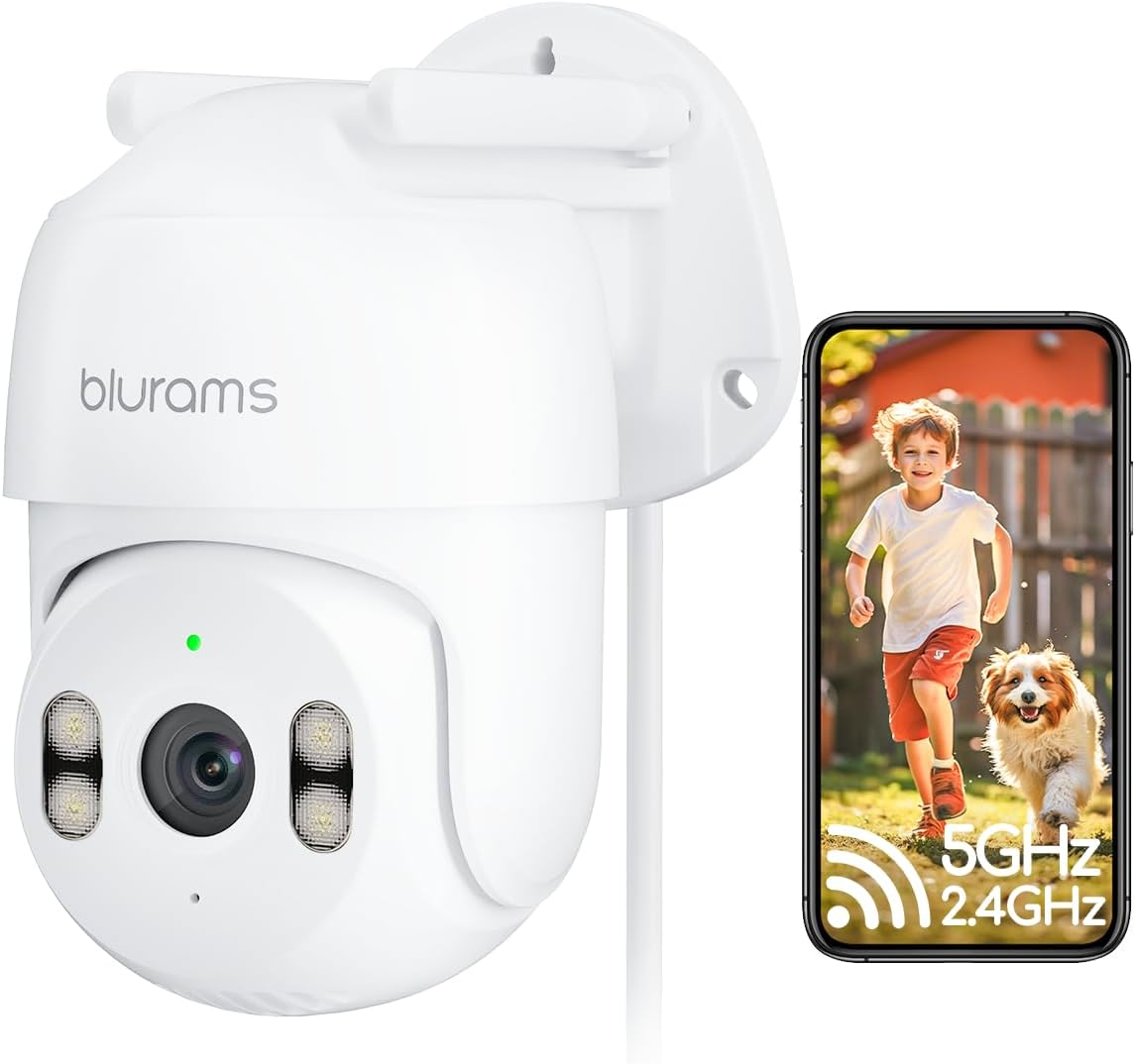 Cámaras de seguridad blurams 2K para exteriores con cable, cámaras...