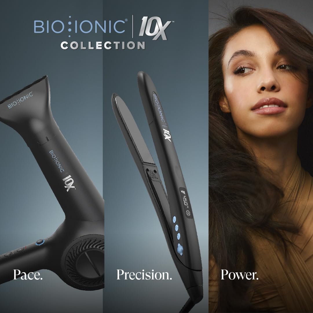 Bio Ionic Secador de pelo de velocidad ultraligera 10X, secador de...