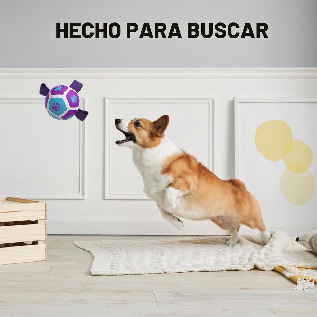 QDAN Juguetes para perros pequeños, pelotas para cachorros, pelotas...
