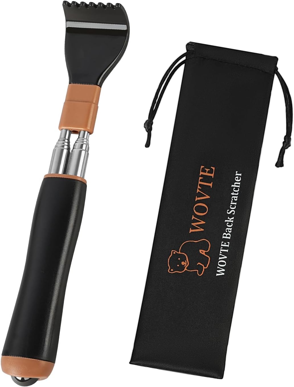 WOVTE Rascador de espalda extensible para hombres y mujeres | Cabez...