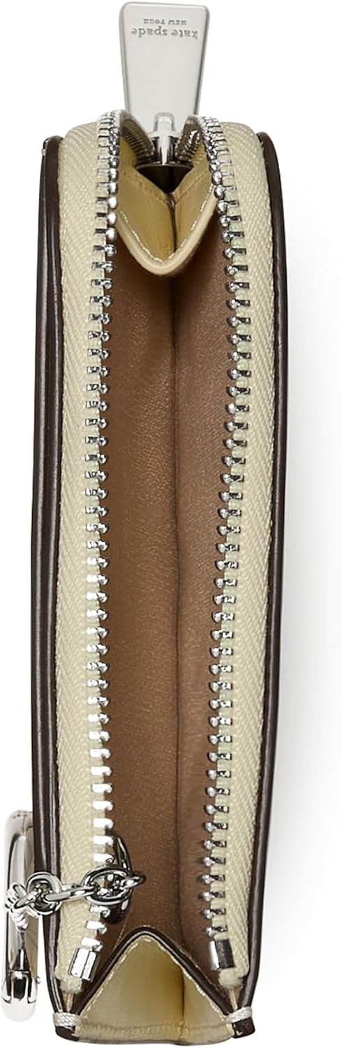 kate spade new york Mini funda para tarjetas con cremallera de cuer...