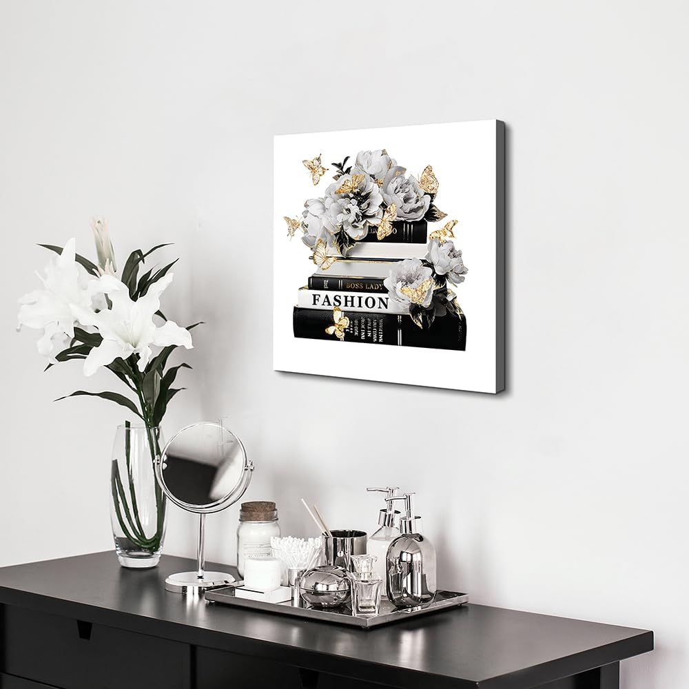 Dream Land Lienzo decorativo para pared con libros de moda: 20 x 20...