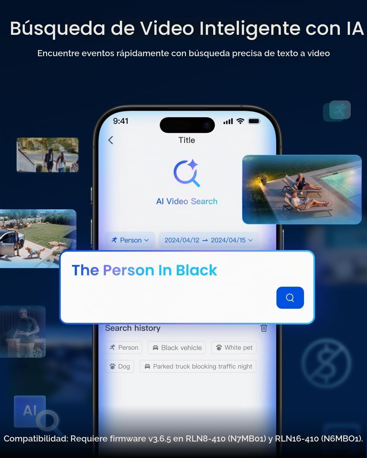 REOLINK OMVI 3i PoE Cámara de seguridad PoE de triple lente con seg...