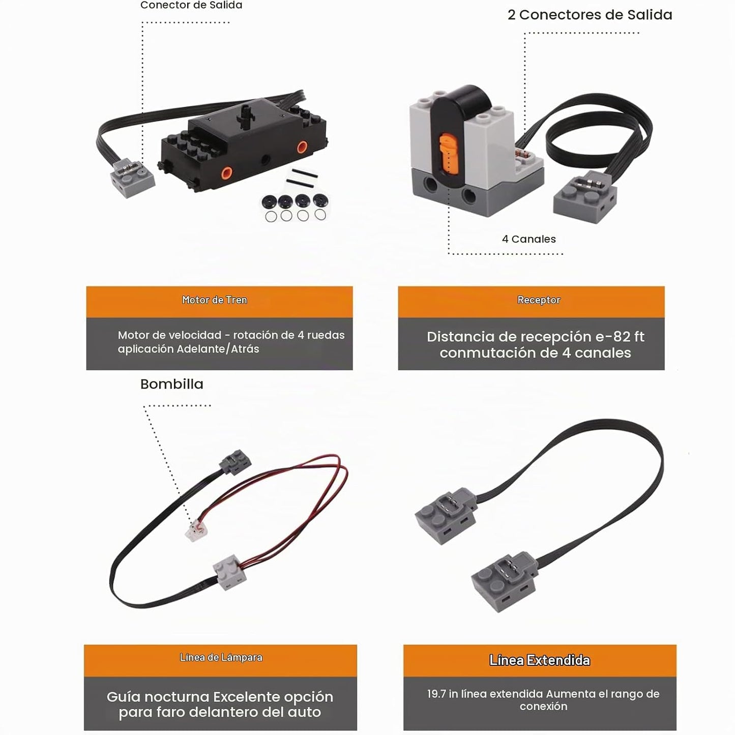 Helcdrx Juego de 16 Piezas de Motor de Función de Potencia Tecnológ...