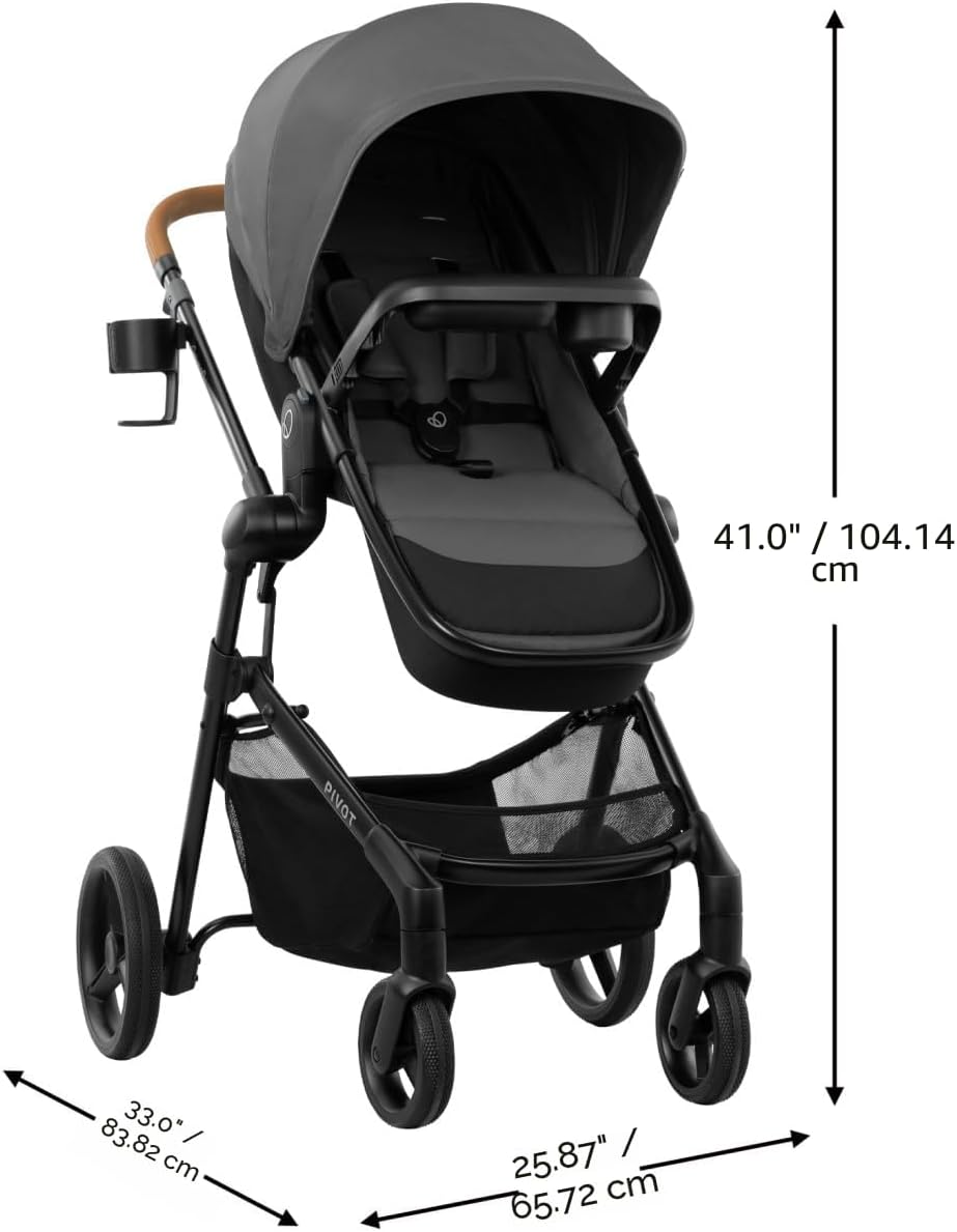 Evenflo Sistema de viaje Pivot NXT con asiento de automóvil infanti...