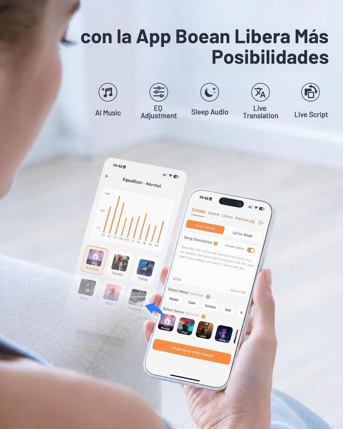 PSIER Auriculares de conducción ósea IPX8 impermeables para natació...