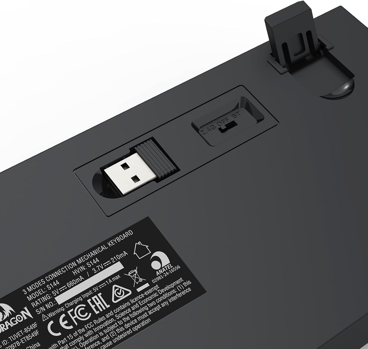 Redragon Teclado inalámbrico para juegos S144 Combo, K617 PRO 60% +...
