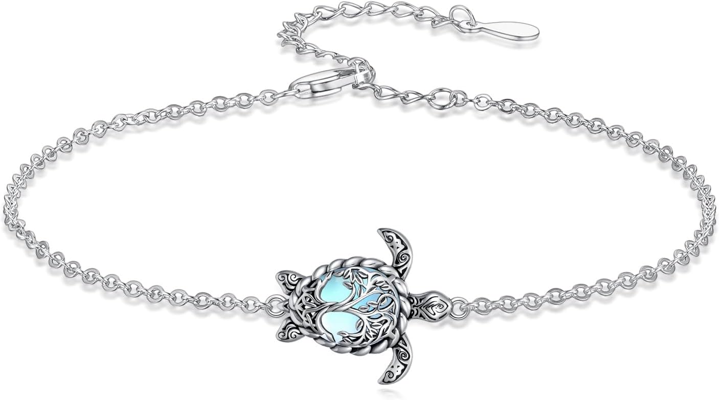 YYB Juego de joyas de tortuga marina para mujer, dije de árbol de l...