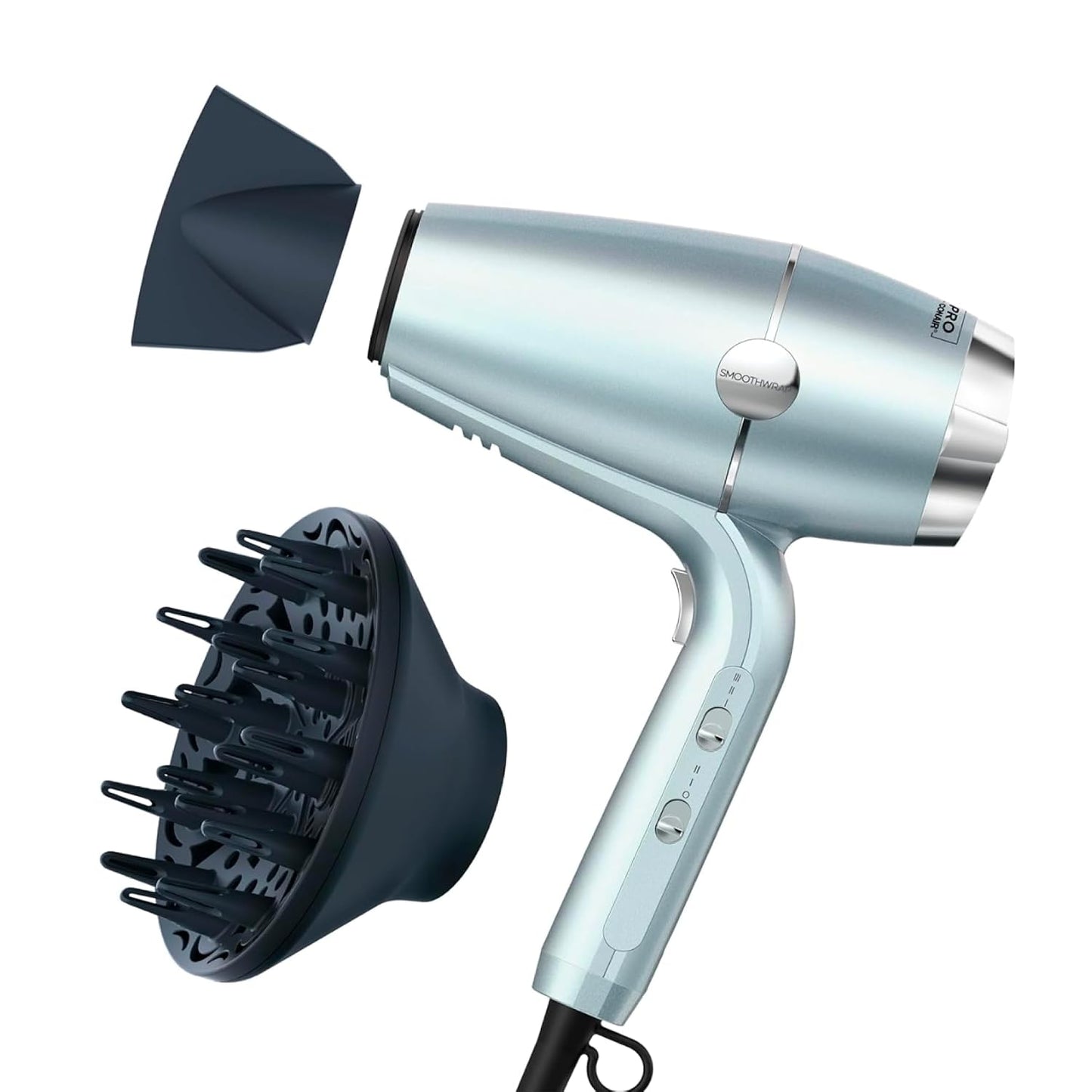 INFINITI PRO CONAIR SmoothWrap Secador de Cabello, Secador con Acce...