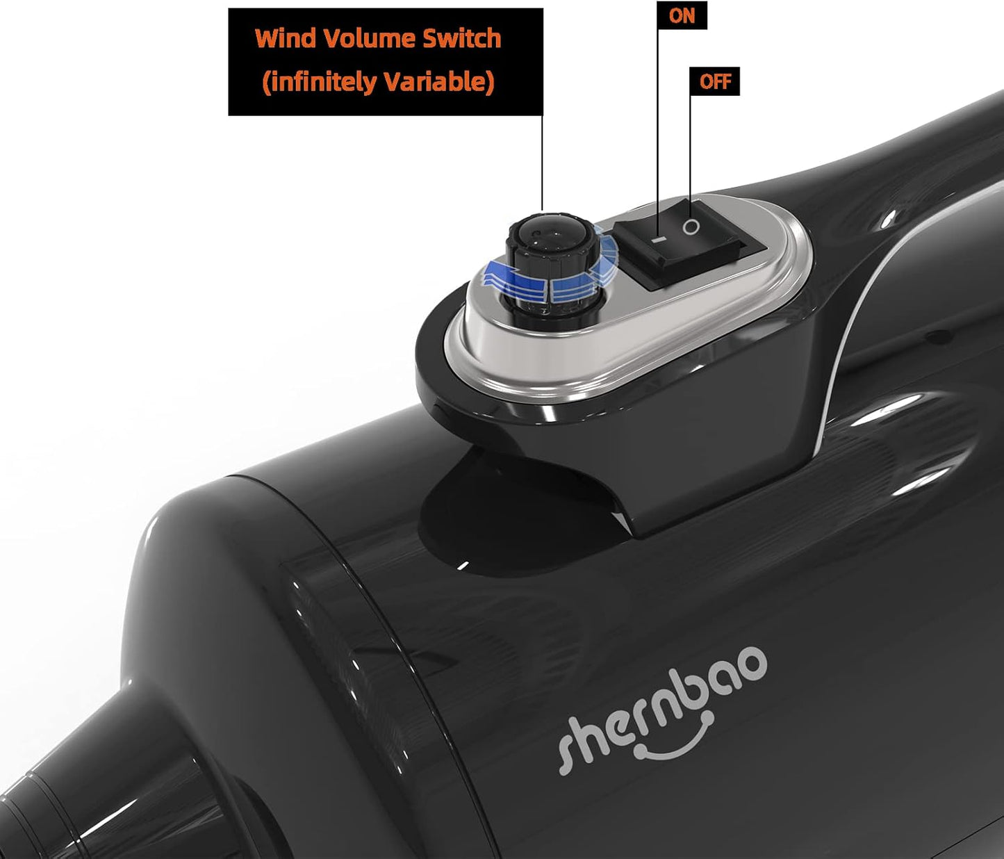 Secador de pelo\/ventilador 6.0HP de la fuerza de aseo del perro de...