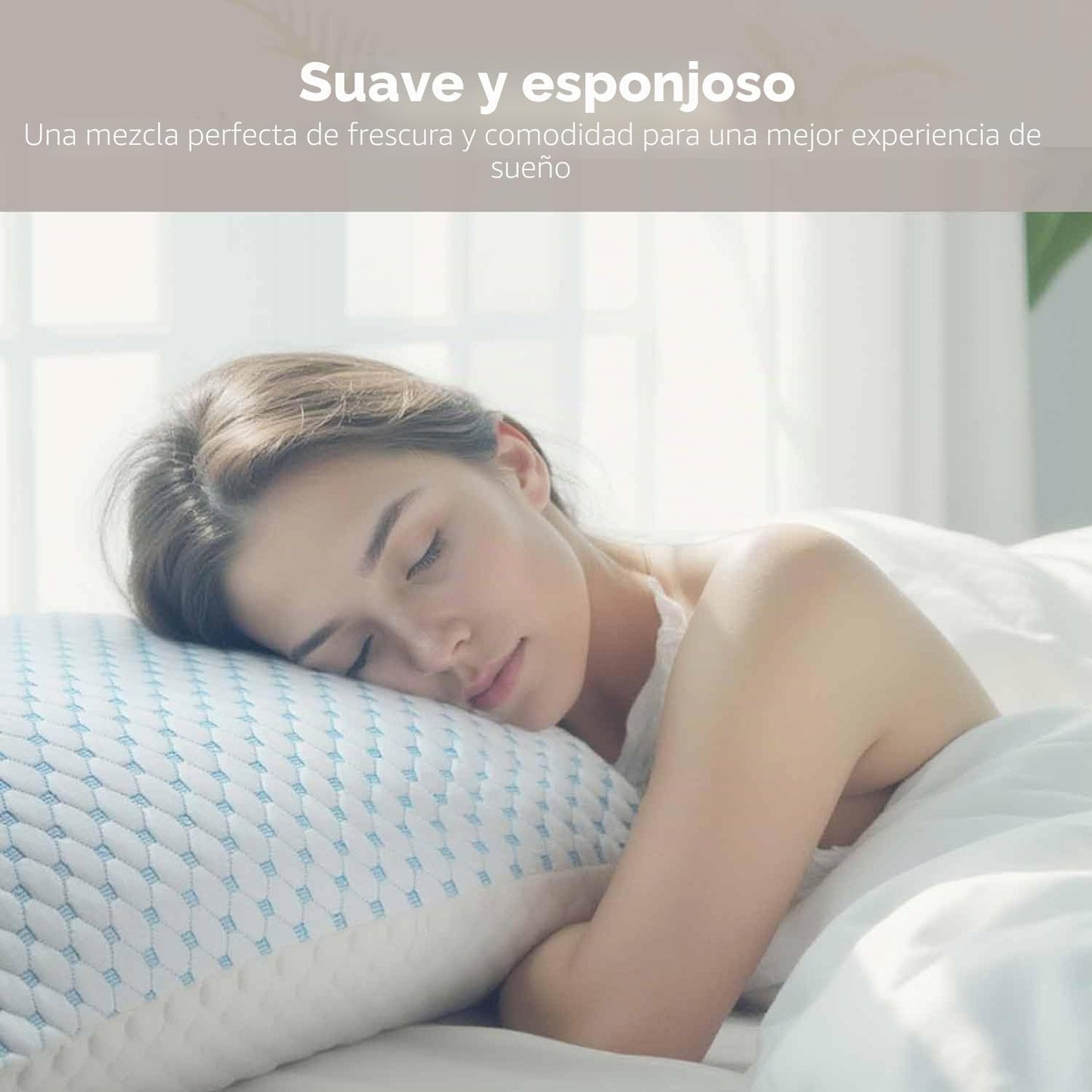 Nestl Juego de 2 almohadas refrescantes para dormir, conjunto de 2...