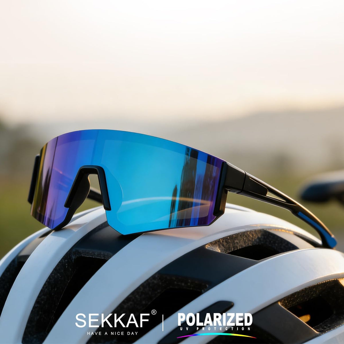 SEKKAF Gafas de sol polarizadas para hombres y mujeres, gafas de so...