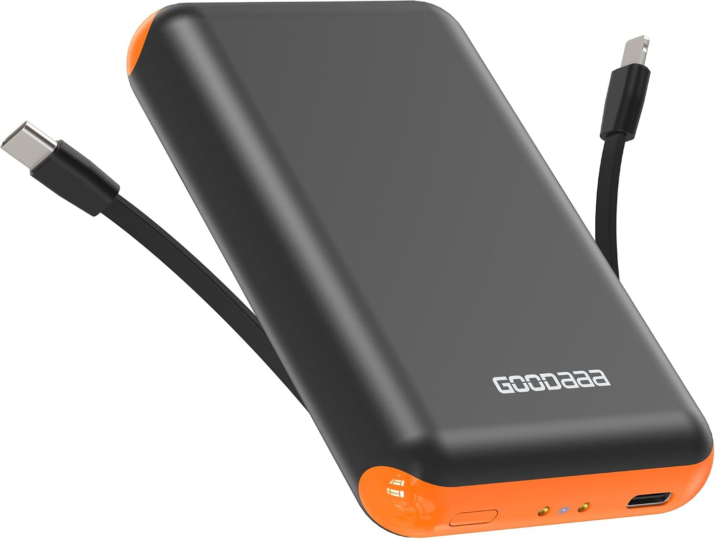 GOODaaa Cargador portátil, banco de energía de 10000 mAh, cables in...