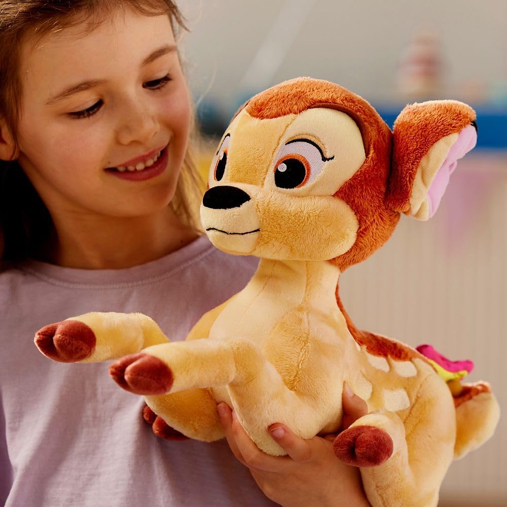 Disney Store - Juguete de peluche de Bambi de tamaño mediano, perso...
