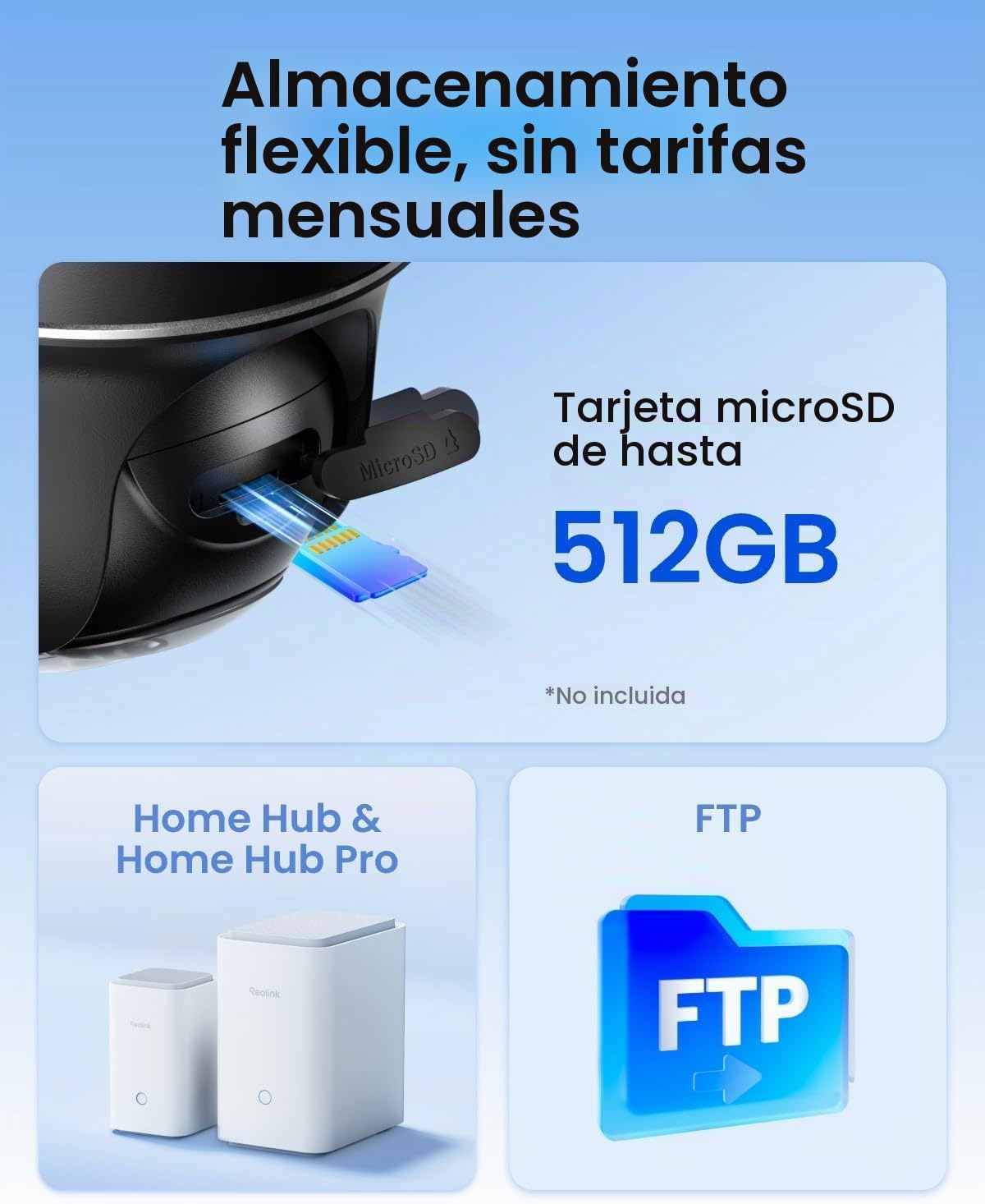 REOLINK Argus PT Ultra First 4K Cámaras de seguridad solar inalámbr...