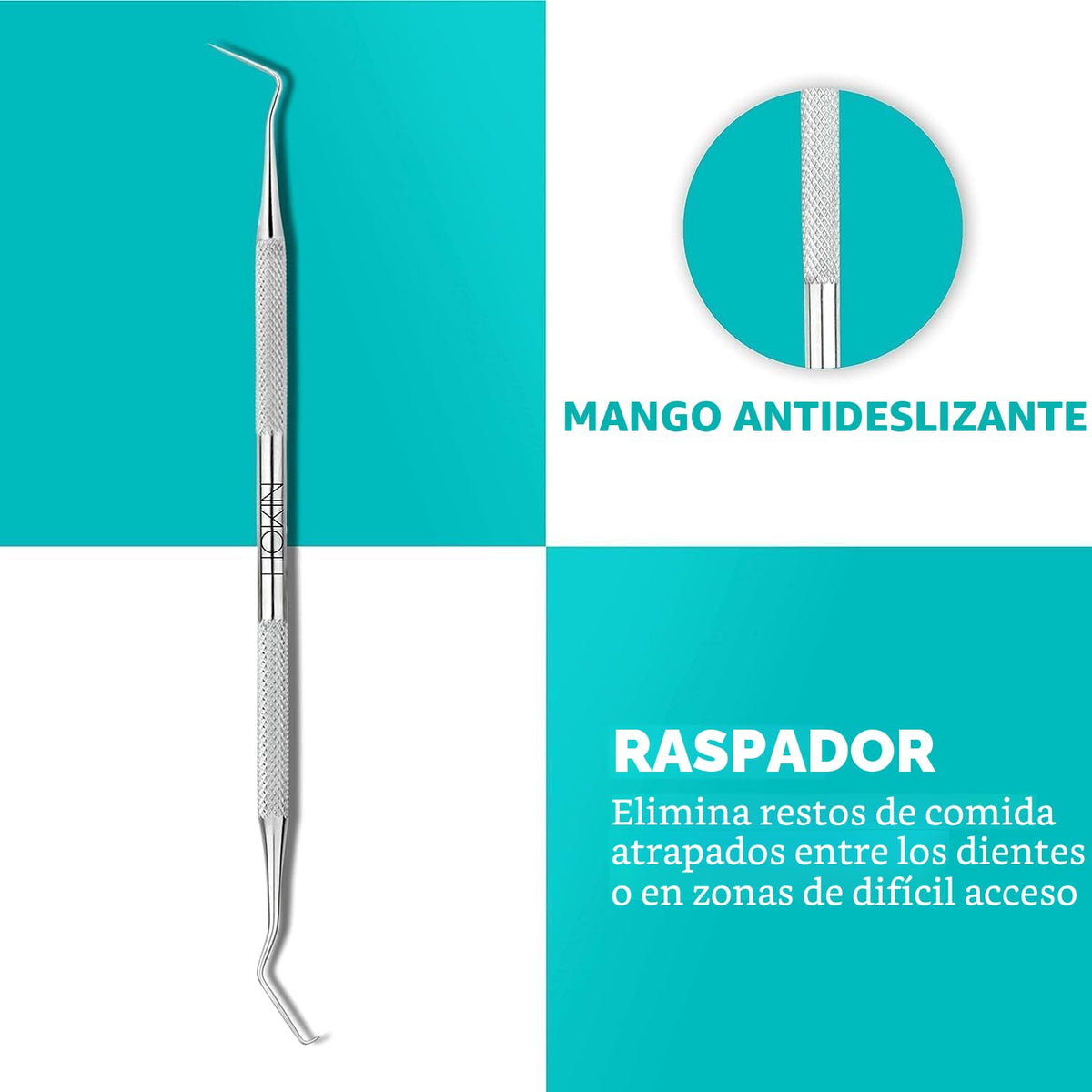 Herramientas dentales HOKIN removedor de placa, herramienta de limp...