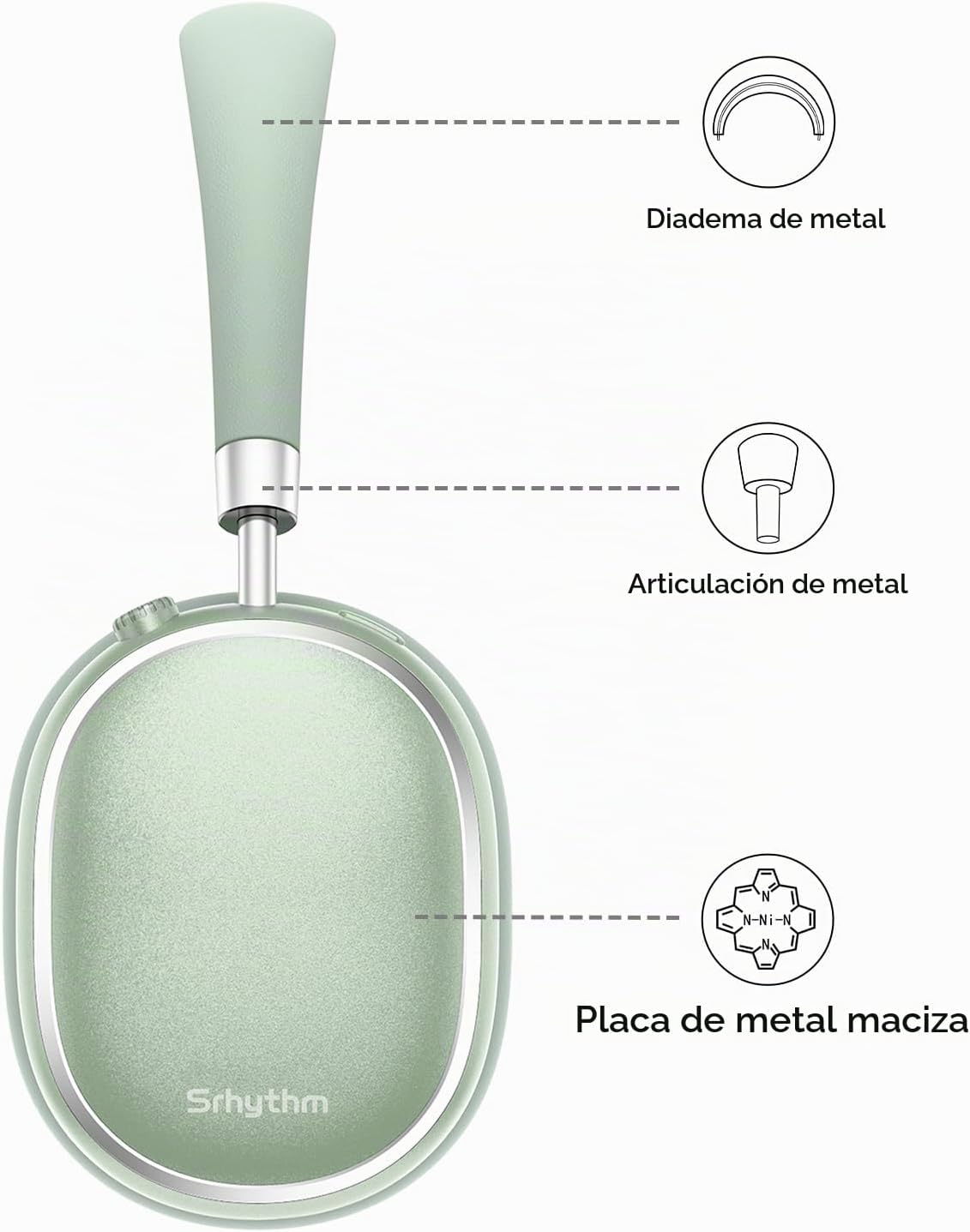 Srhythm NiceComfort 95 Auriculares híbridos con cancelación de ruid...
