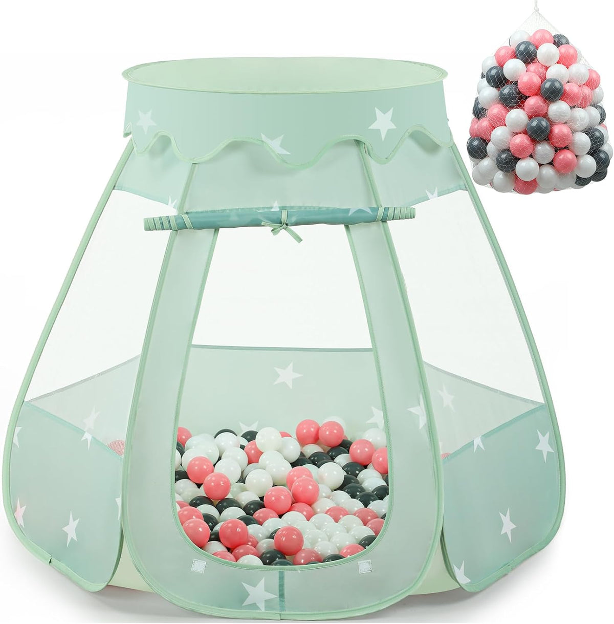 Wilhunter - Alberca de pelotas para niños pequeños con 150 pelotas,...