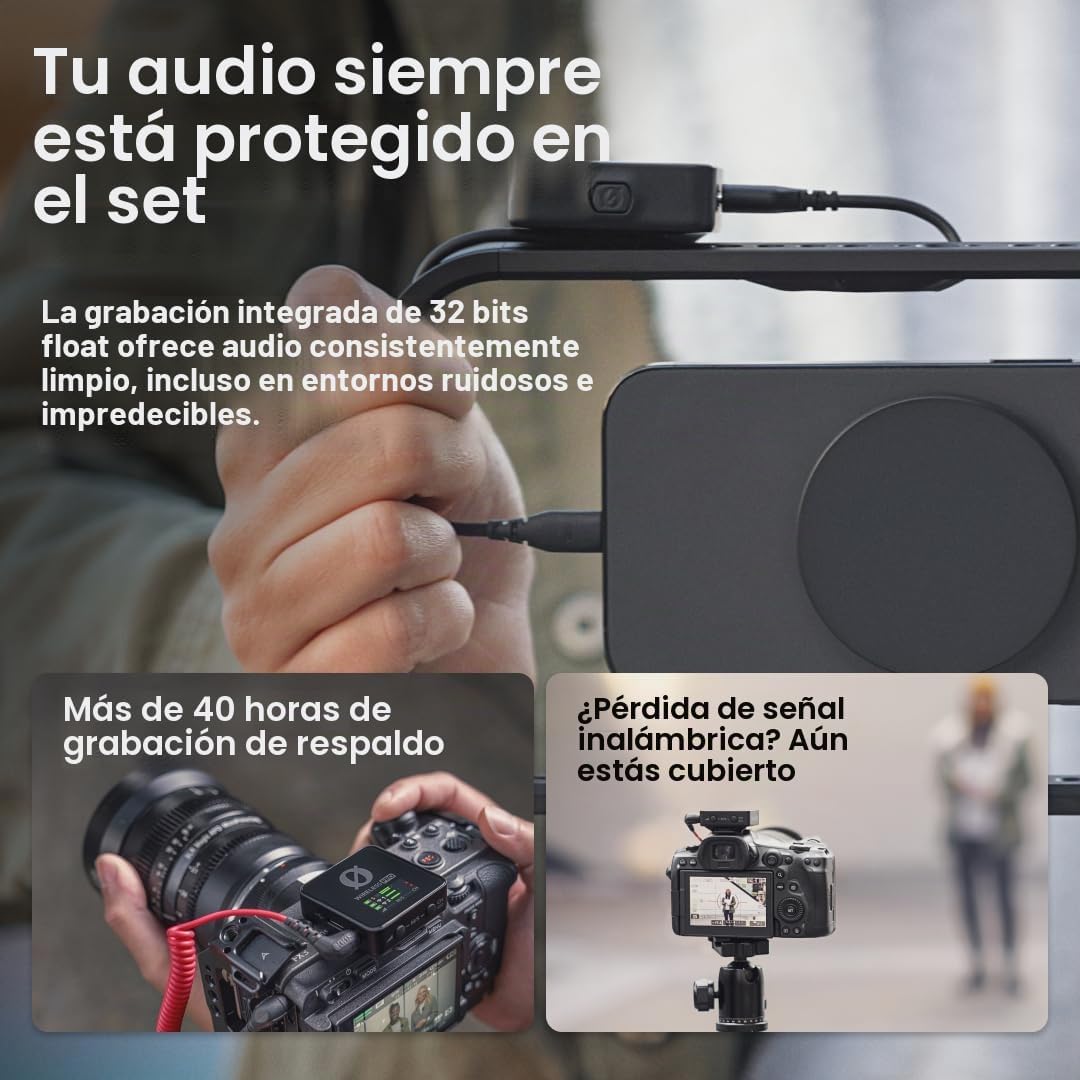 Sistema de Micrófono Inalámbrico Compacto RØDE Wireless PRO con Cód...
