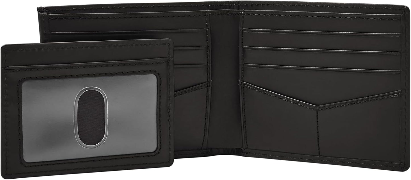 Fossil Cartera de cuero plegable deslizante 2 en 1 con funda extraí...